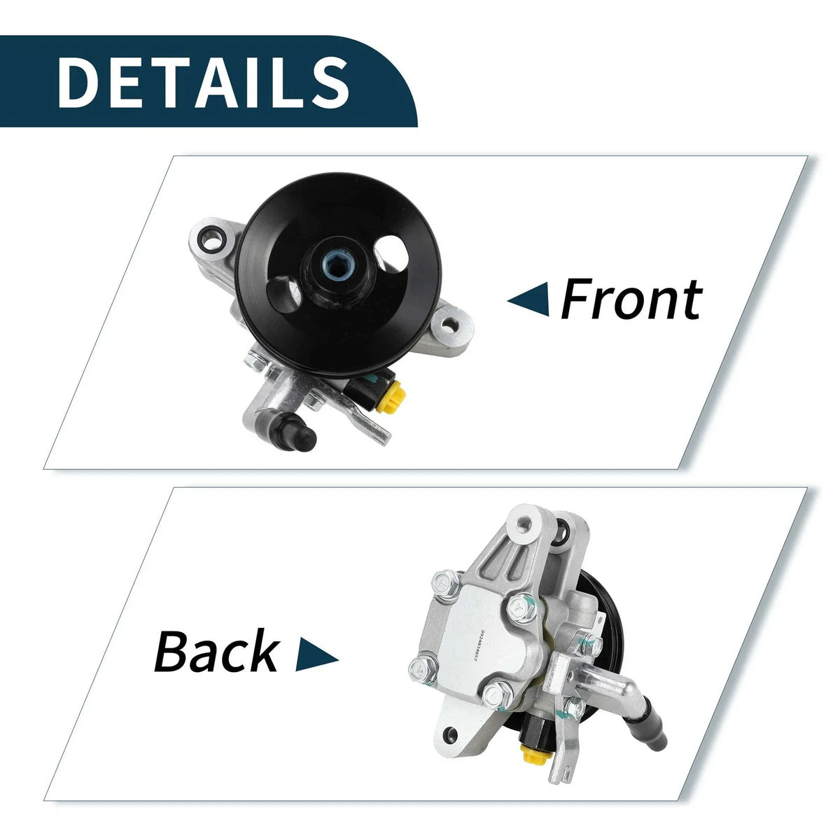Power Steering Pump with Pulley for Hyundai Tucson (2005–2009) Kia 571002E000