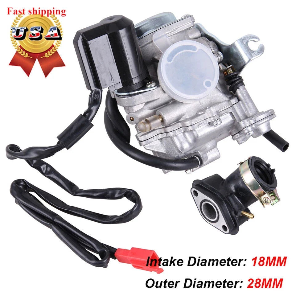 Carburetor 18mm for Sunl Roketa JCL Taotao Baja 49cc 50cc GY6 Scooter Moped