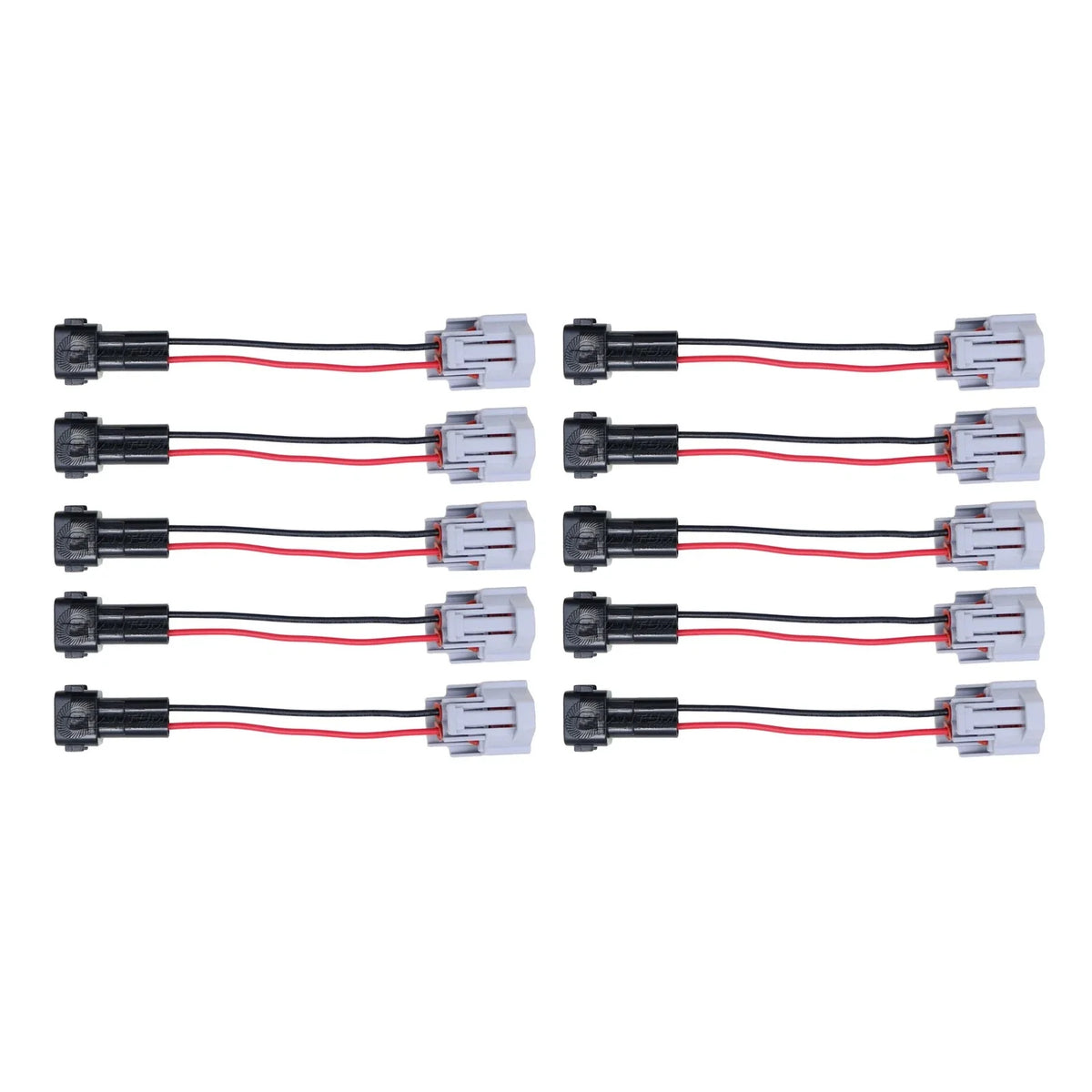 Set of 10 Injector PnP Adapters Denso Female to OBD2 Male Wired
