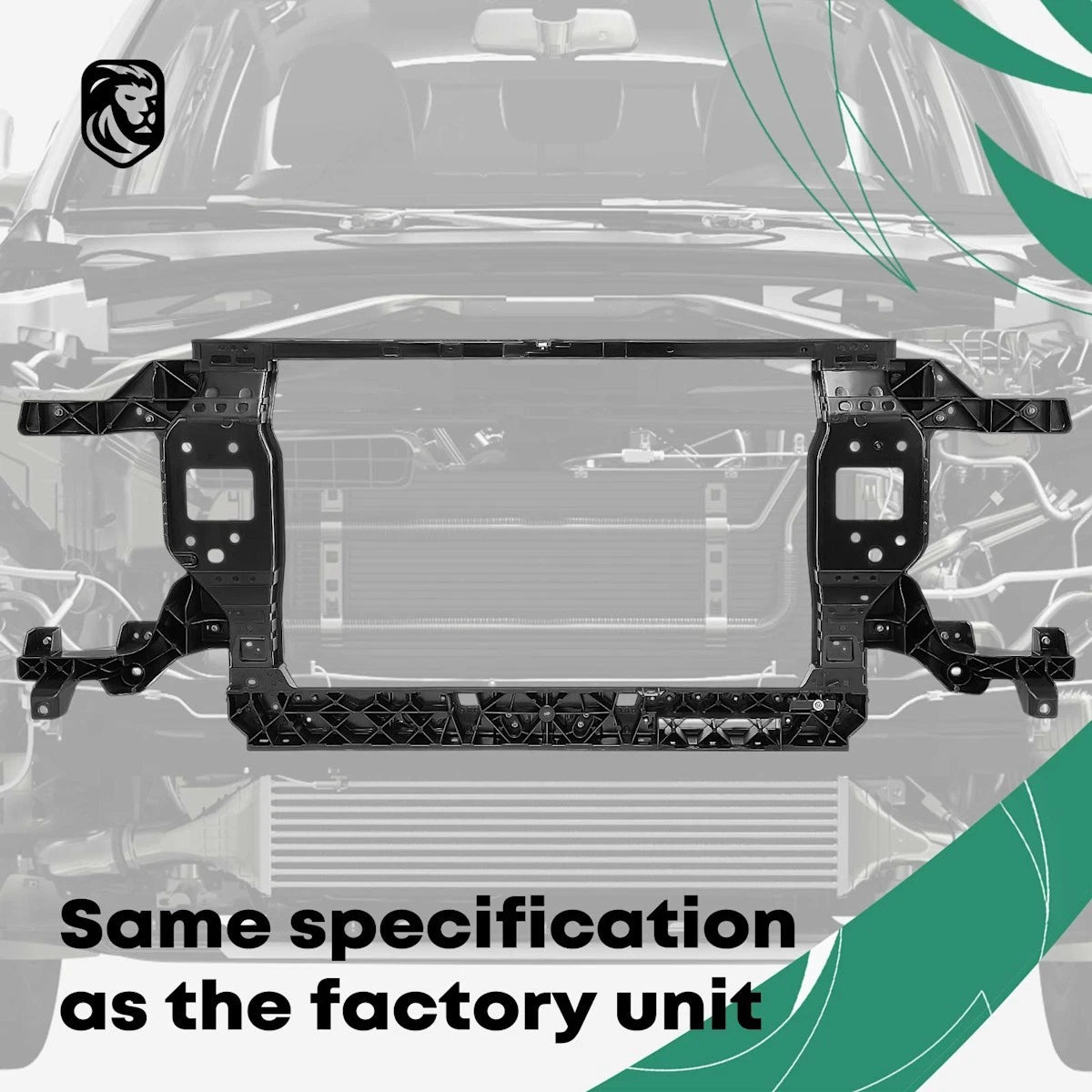 Radiator Support for Hyundai Santa Cruz (2022–2024) 18046447, HY1225236, 64101K5000