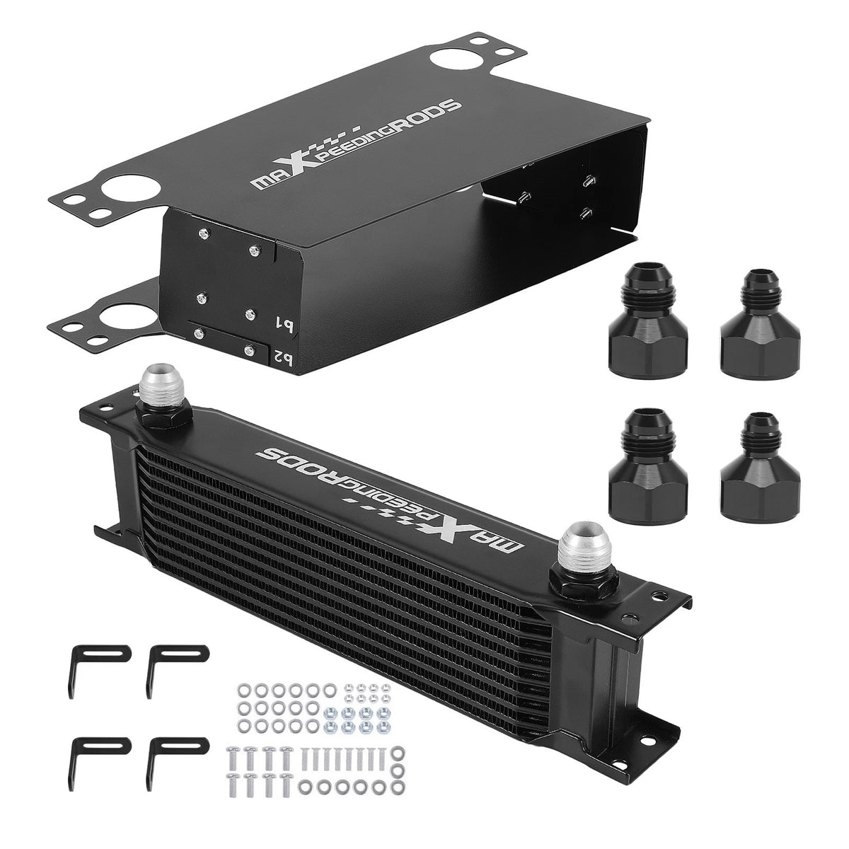 10-Row Oil Cooler Kit for Universal Vehicles (E7B83R)