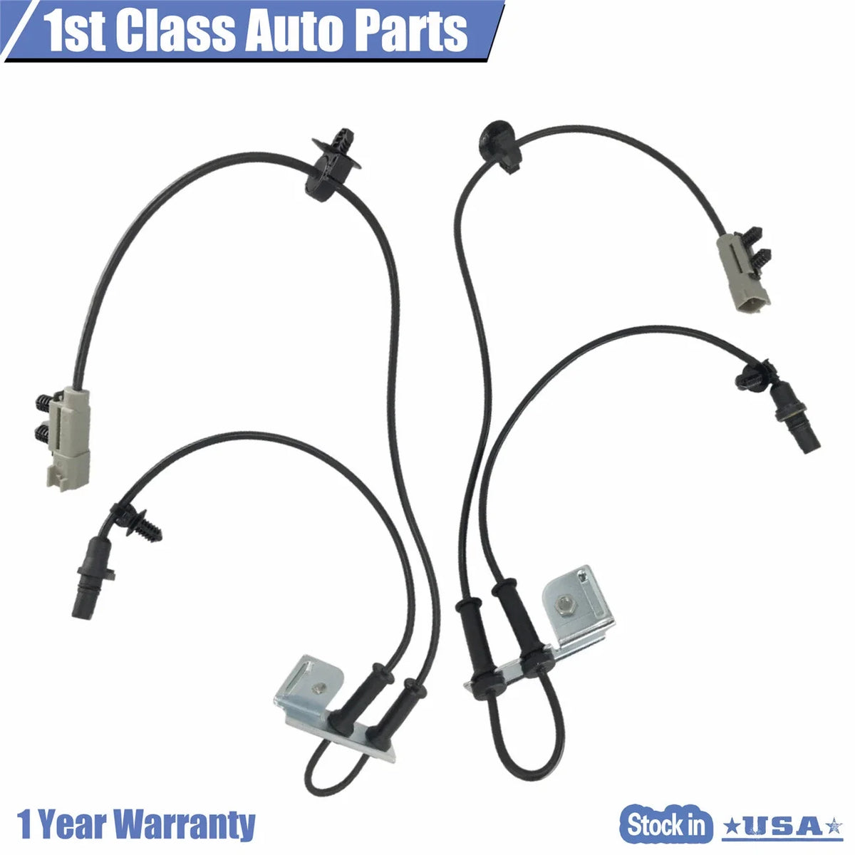 2X ABS Wheel Speed Sensor for Chrysler Pacifica (2017–2023) 5166544AC