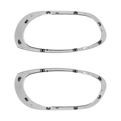 Set of 2 Front Headlight Bezels for Mini Cooper Countryman (2010–2016) MC2507106 MC2506106
