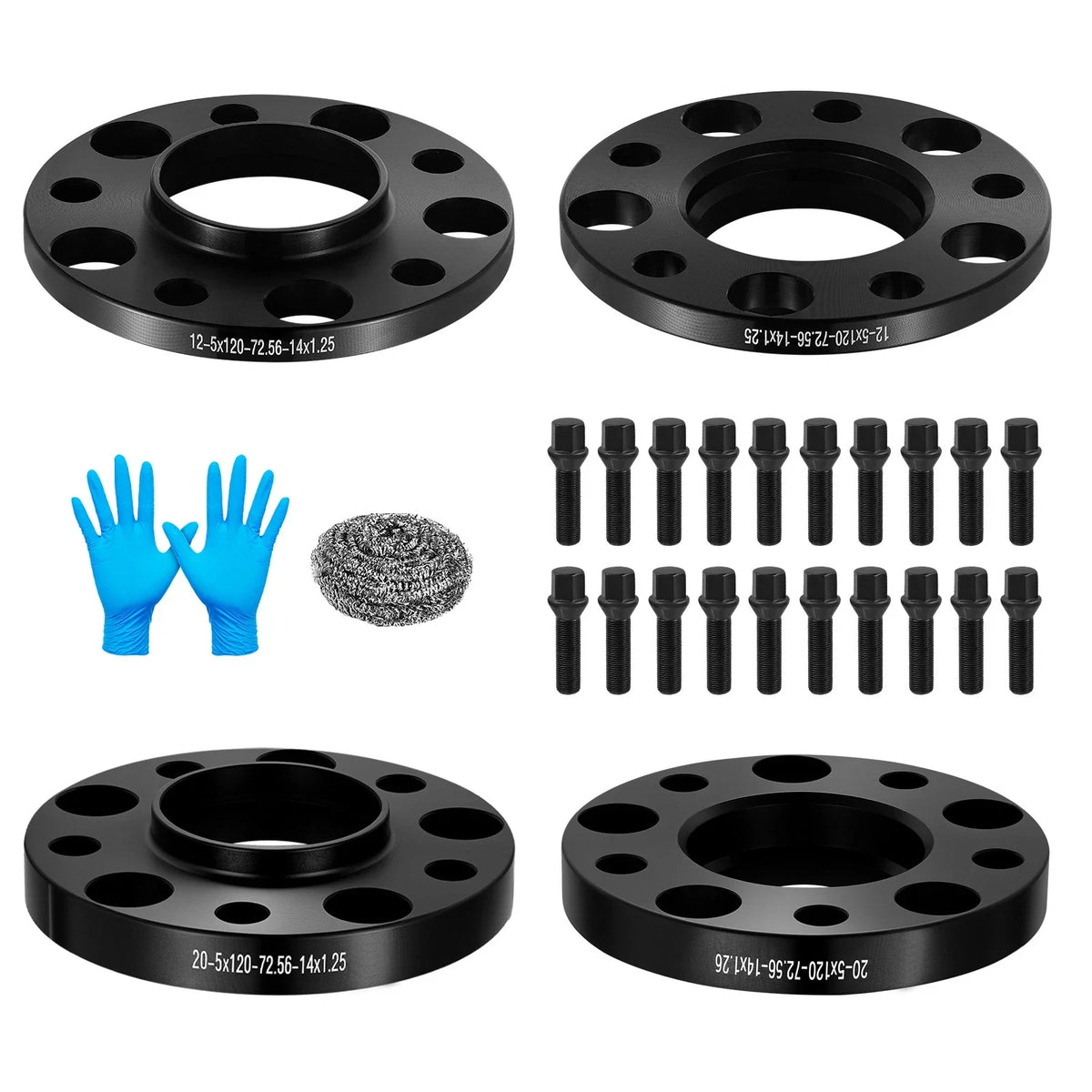 Set of 4 Wheel Spacers 12mm & 20mm for BMW 230i xDrive (2017–2020)