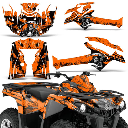 ATV Graphics Kit Sticker Decal for Can-Am Outlander 450/570 L (2014–2023)