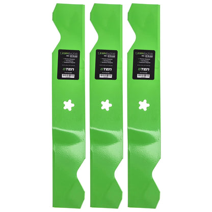 3-Pack LawnRAZOR Mower Blades for Poulan Pro 541ZX PBGT26H54 PB26H54YT