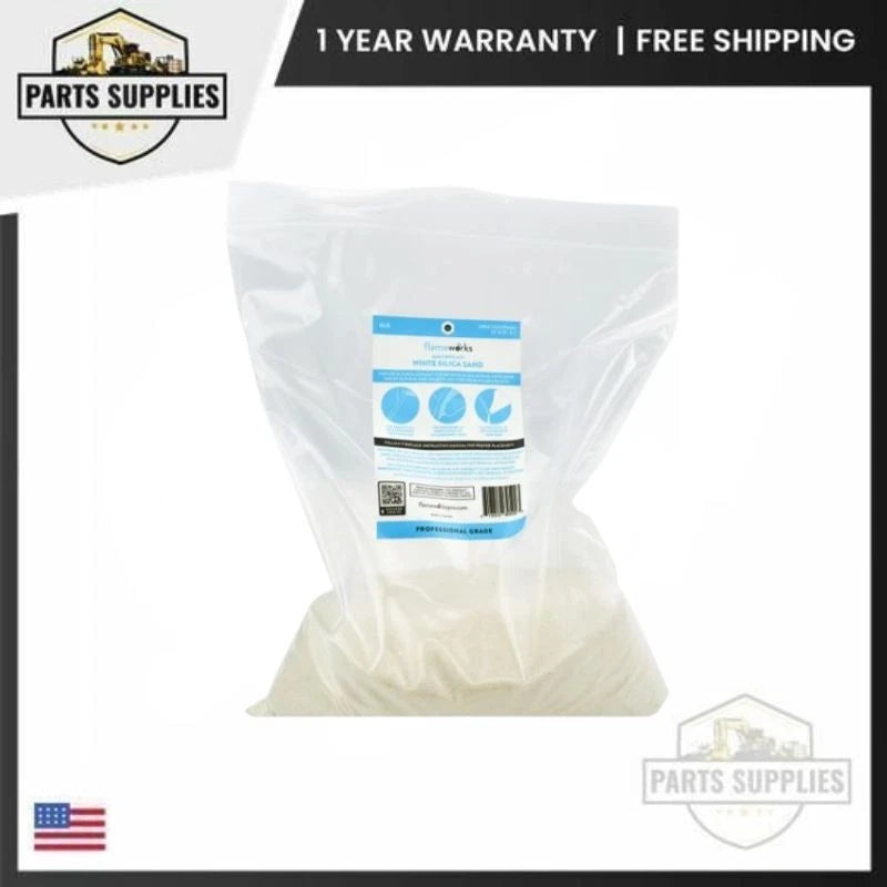 6 Lb White Silica Sand for Flameworks Fireplace