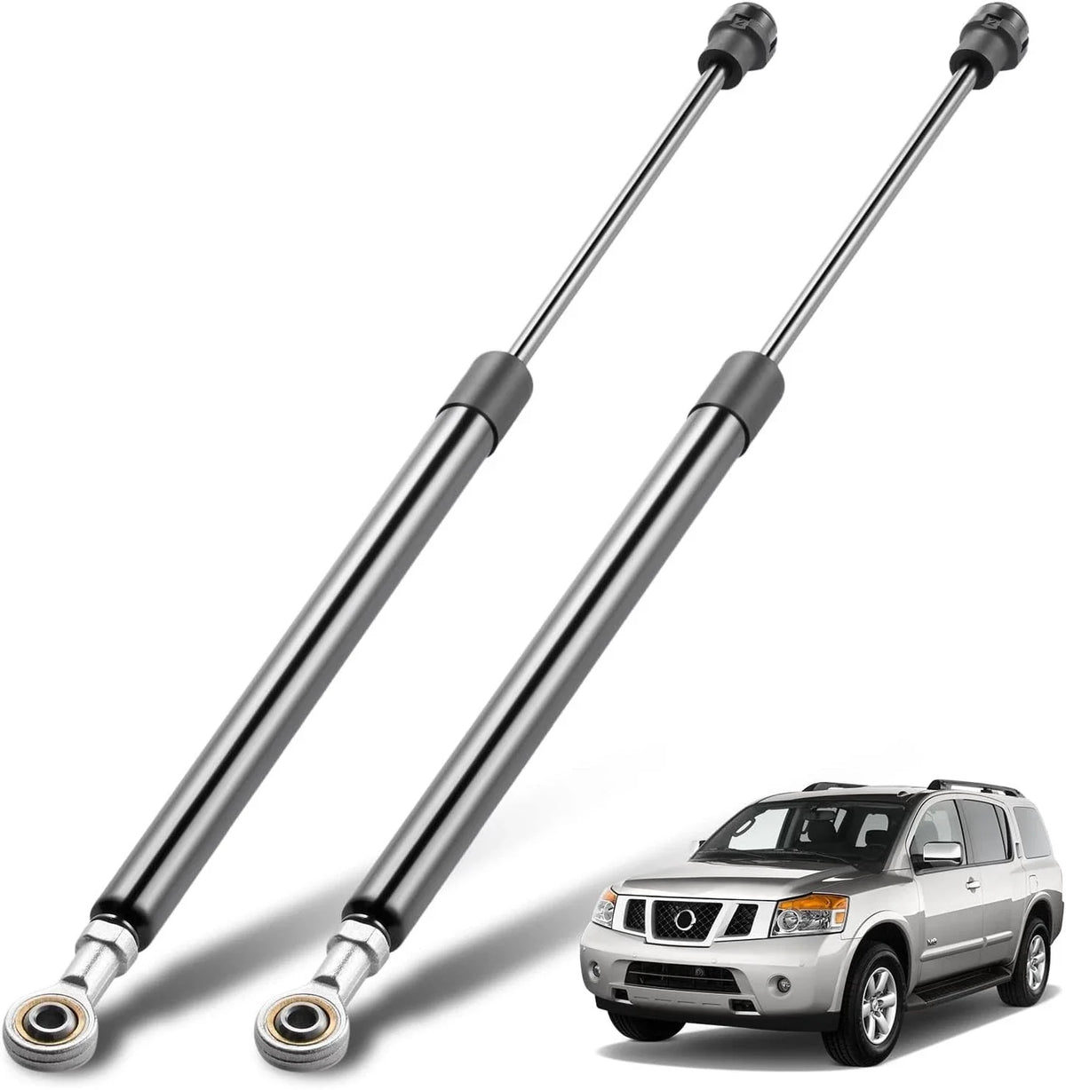 2X Rear Window Glass Lift Supports Gas Struts for Infiniti QX56 (2004–2010)