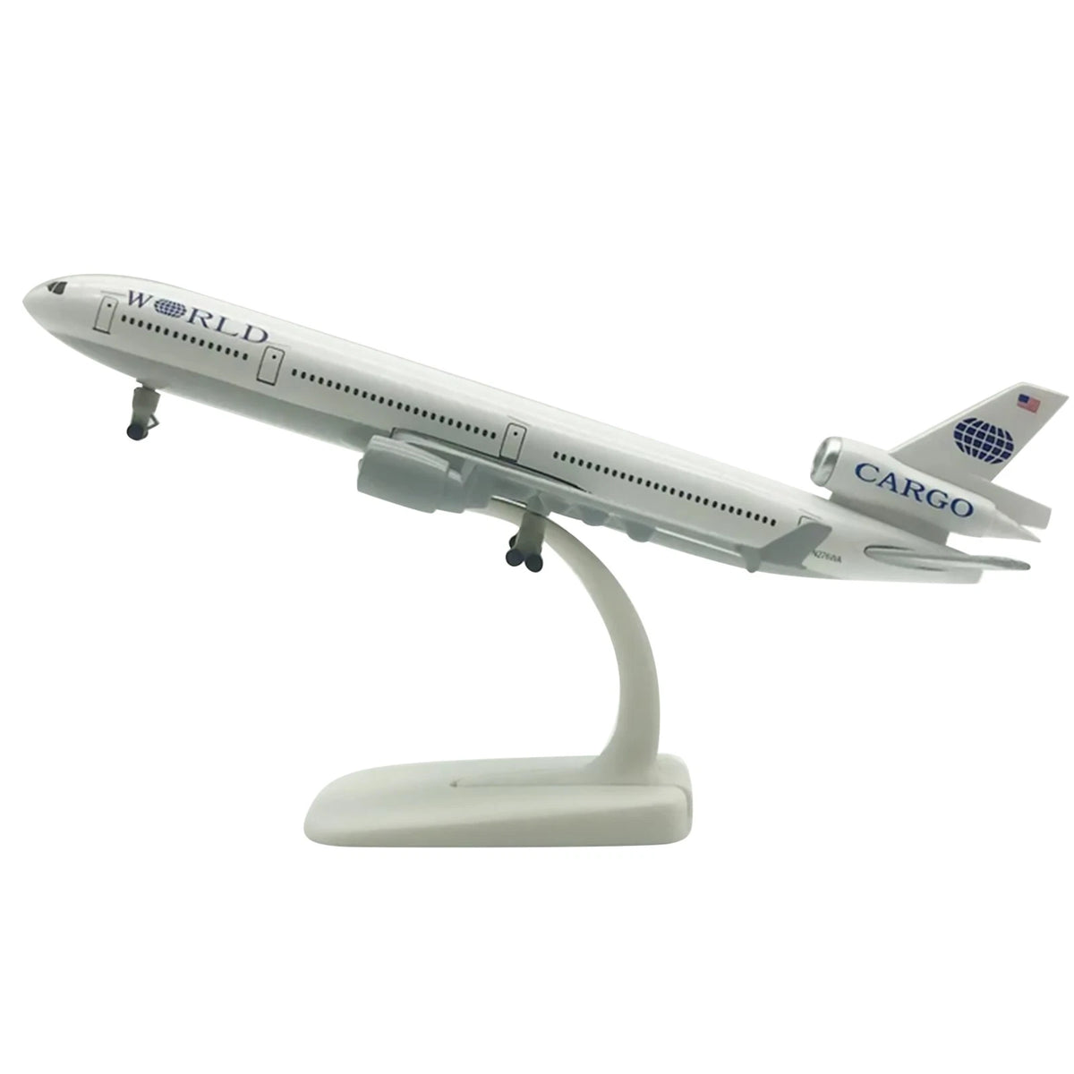 211812CM USA Cargo MD-11 Airplane Model with Wheels and Landing Gears