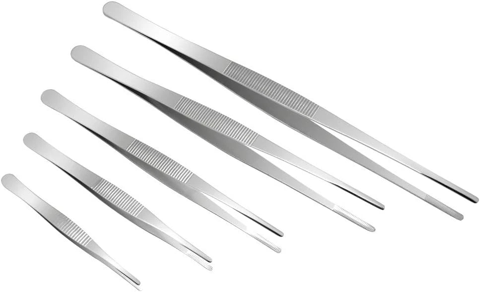 5X Stainless Steel Gardening Tweezers for Gardening Tools (No Part Numbers)