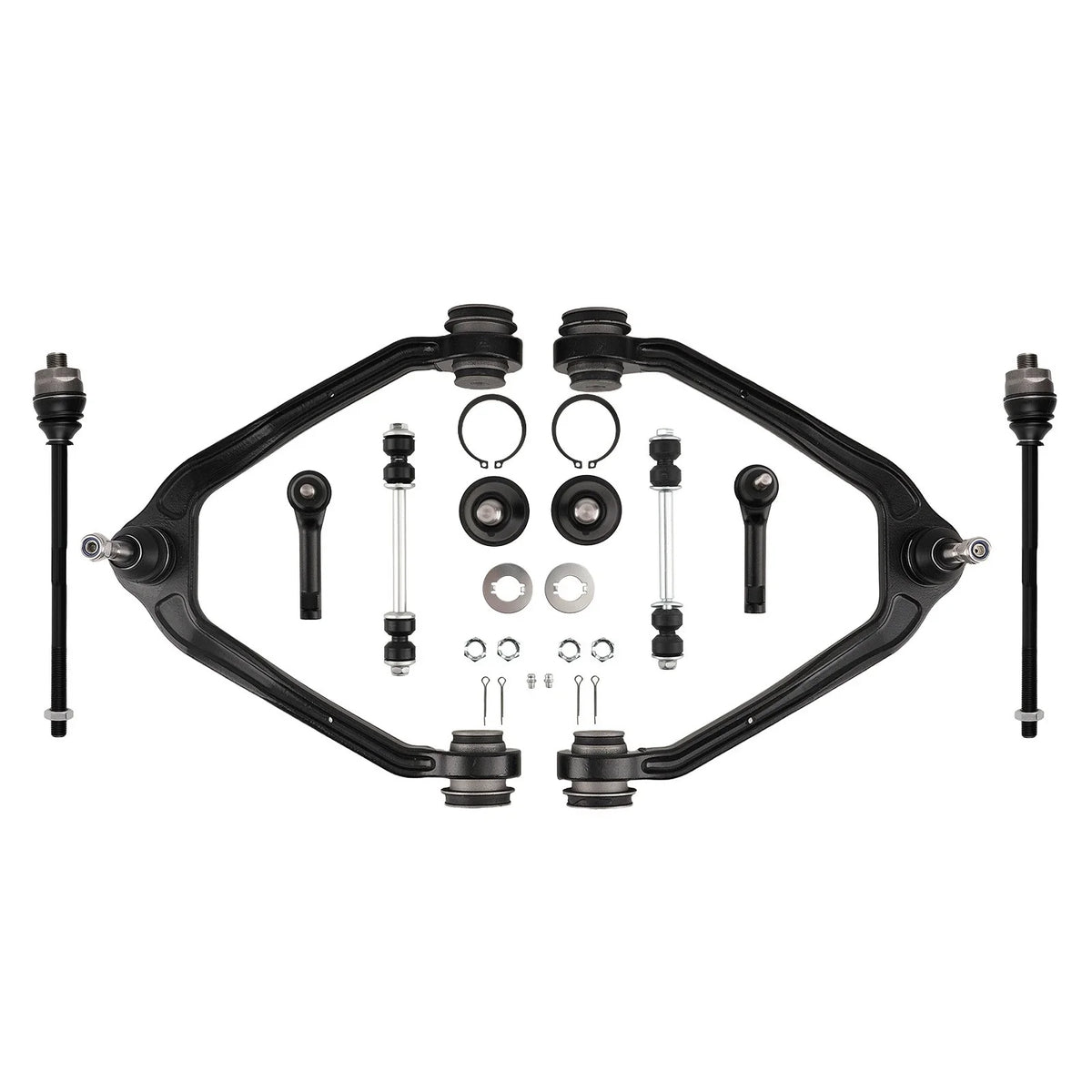 10x Front Upper Control Arms & Tie Rods for Chevy Silverado 1500 Tahoe (1999–2006)