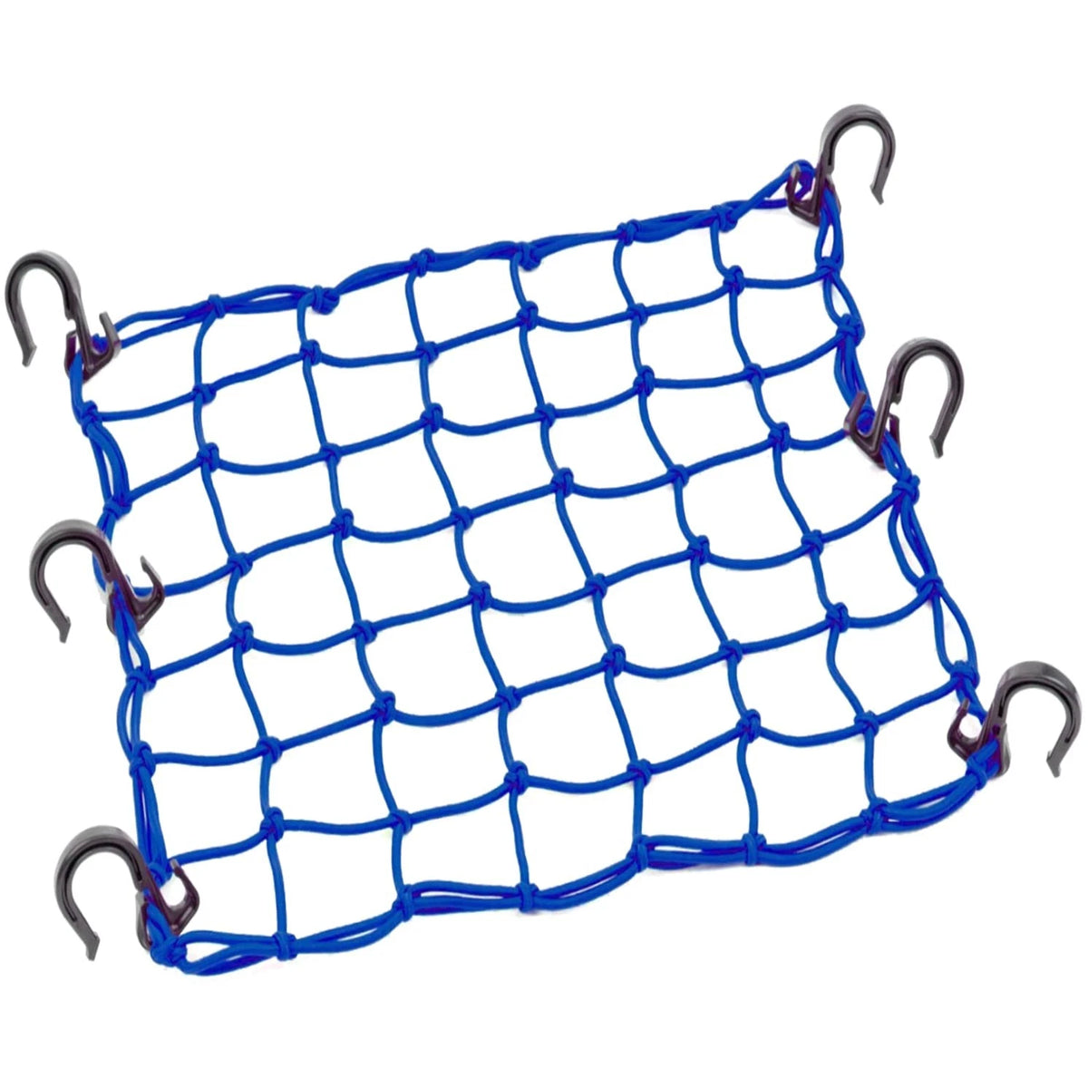 Heavy Duty Cargo Net for Motorcycle, Bike, ATV (15"x15", Stretches to 30"x30")