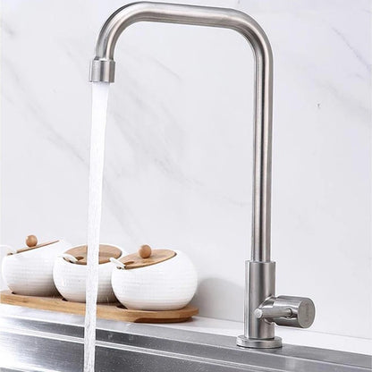 Single Lever Kitchen Faucet for Cold Water Tap (Stainless Steel)