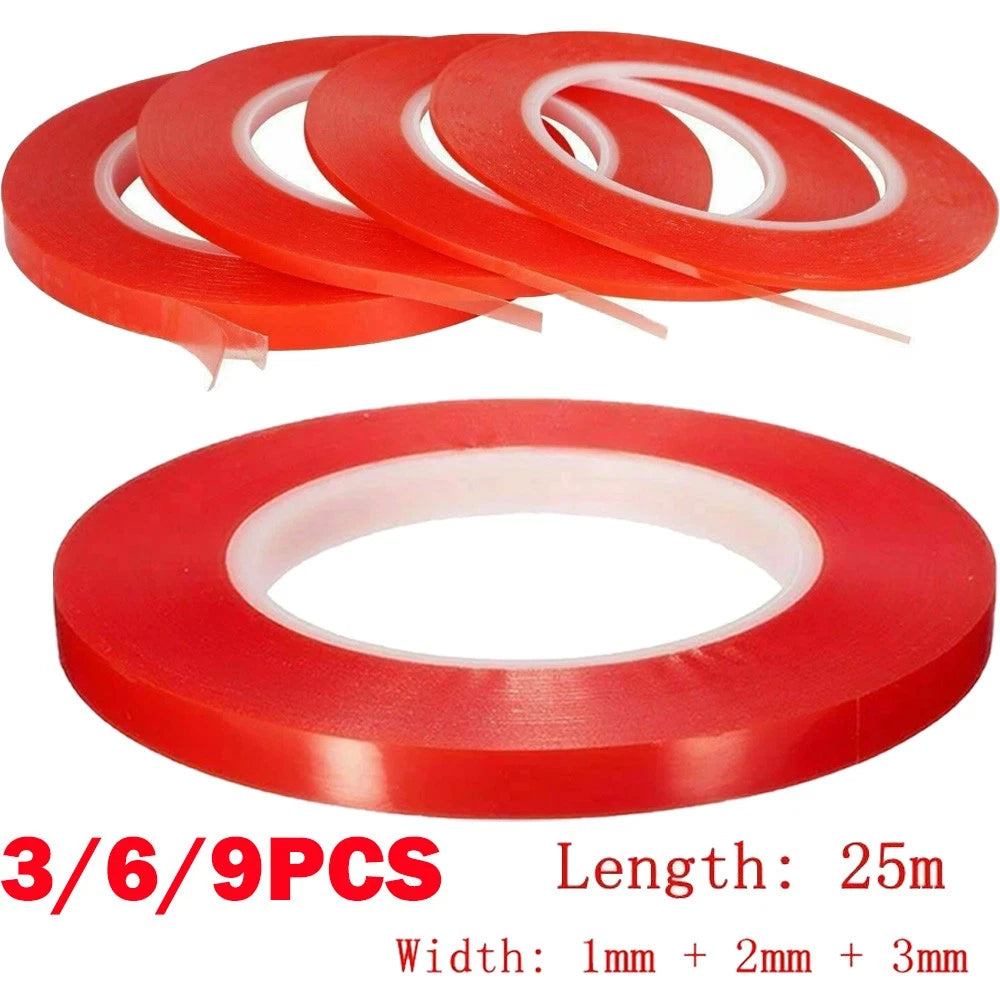 Set of 3 Double Sided Sticky Adhesive Tape for Cell Phone Repair