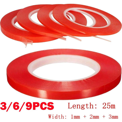 Set of 3 Double Sided Sticky Adhesive Tape for Cell Phone Repair
