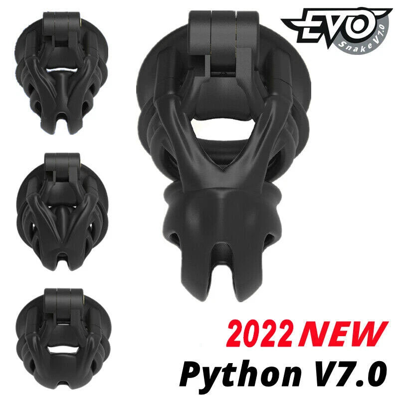 Cage 4Rings V7.0 EVO 3D Male Chastity Device for Men