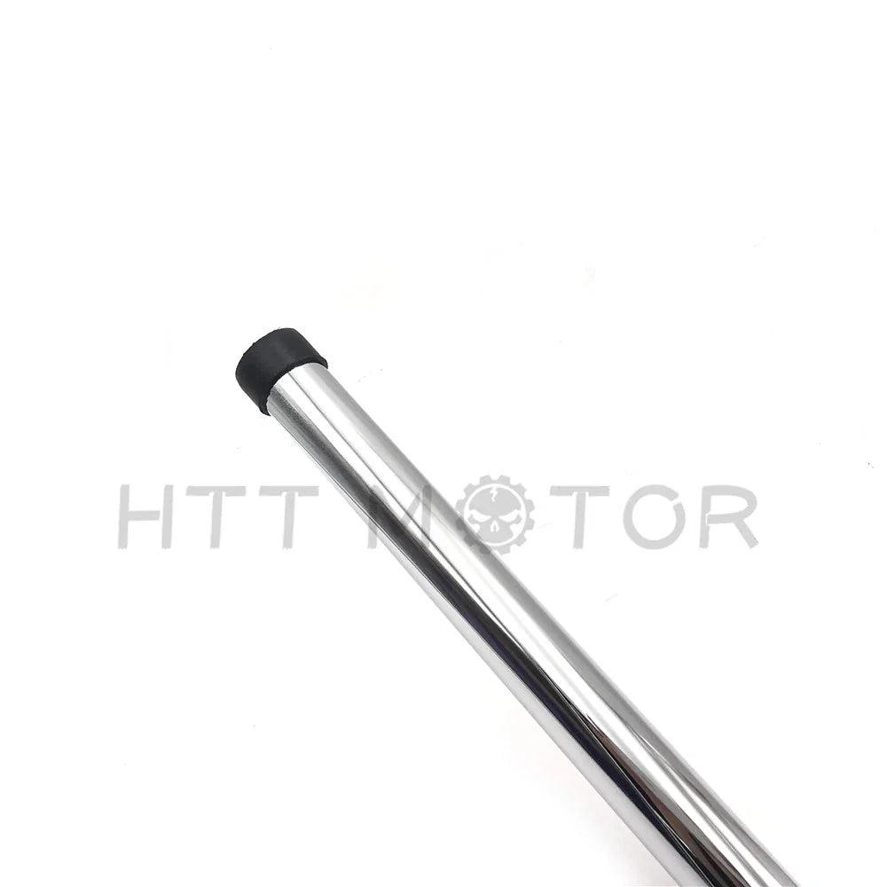 Chrome 7" Smooth Z-Bar Handlebars for Harley Sportster Dyna