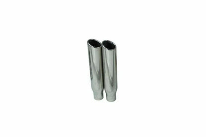 2.5" Dual Exhaust Kit for Chevy GMC 1500 (2019–2025) - Stainless, Clamp-on Tip