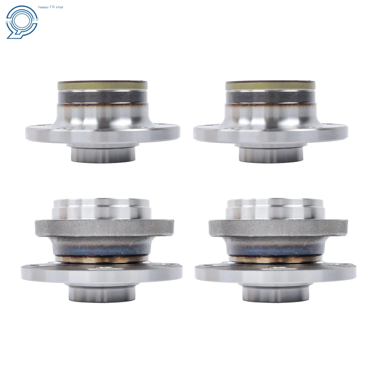 Set of 4 Wheel Bearing & Hub Assembly for VW Tiguan Jetta Passat Eos (FWD)