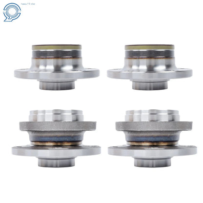 Set of 4 Wheel Bearing & Hub Assembly for VW Tiguan Jetta Passat Eos (FWD)