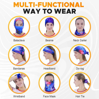 2X Bandana Neck Gaiter Head Wrap for A-fantasy