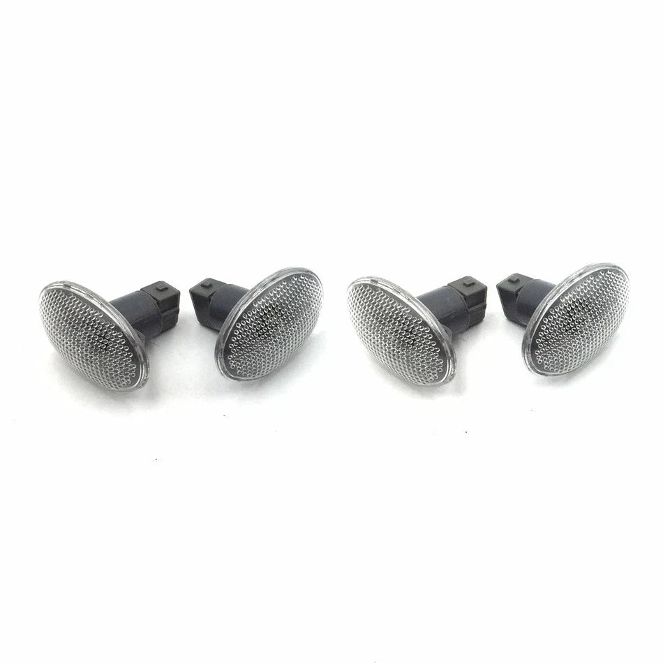 4PC Clear Side Fender Signal Lights for Ford F-350/F-450 Super Duty (1999–2010)