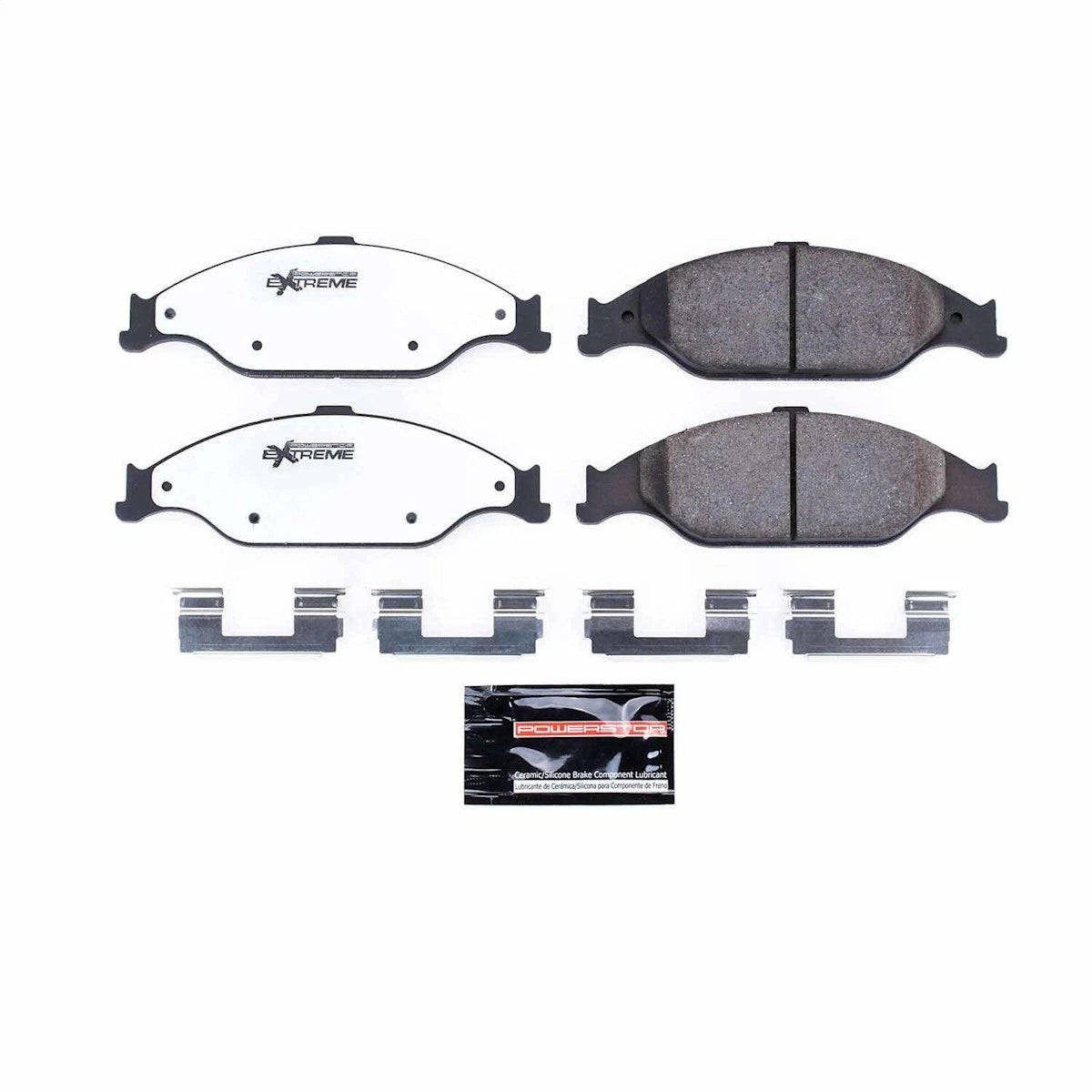 2X Z26-804 Powerstop Brake Pad Set Front for Ford Mustang (1999–2004)