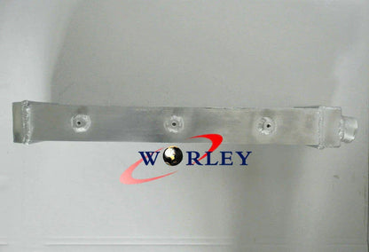 2" Full Aluminum Turbo Intercooler 550x140x80mm + Black Piping