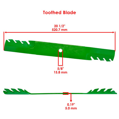 Set of 2 Gator Blades for Gravely 60" Deck (MB281 - MD)