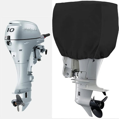 Outboard Engine Cover for 15-30 HP Boat Motors (High Density, Waterproof)
