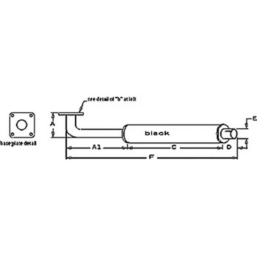 R5129 Muffler for Ford