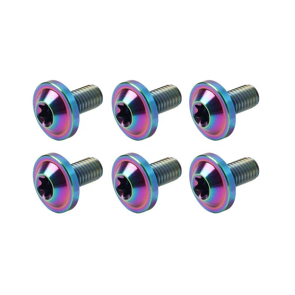 Set of 6 M5 Titanium Truss Torx Bolts Screws for Motorcycle/Bike