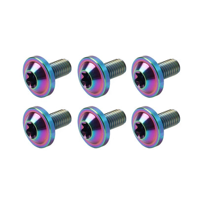 Set of 6 M5 Titanium Truss Torx Bolts Screws for Motorcycle/Bike