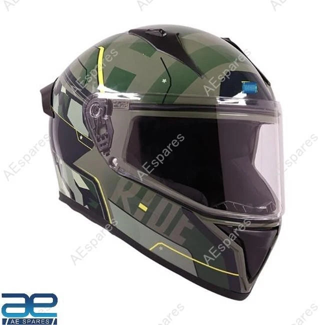 Roadster Geo Camo Face Helmet for Royal Enfield