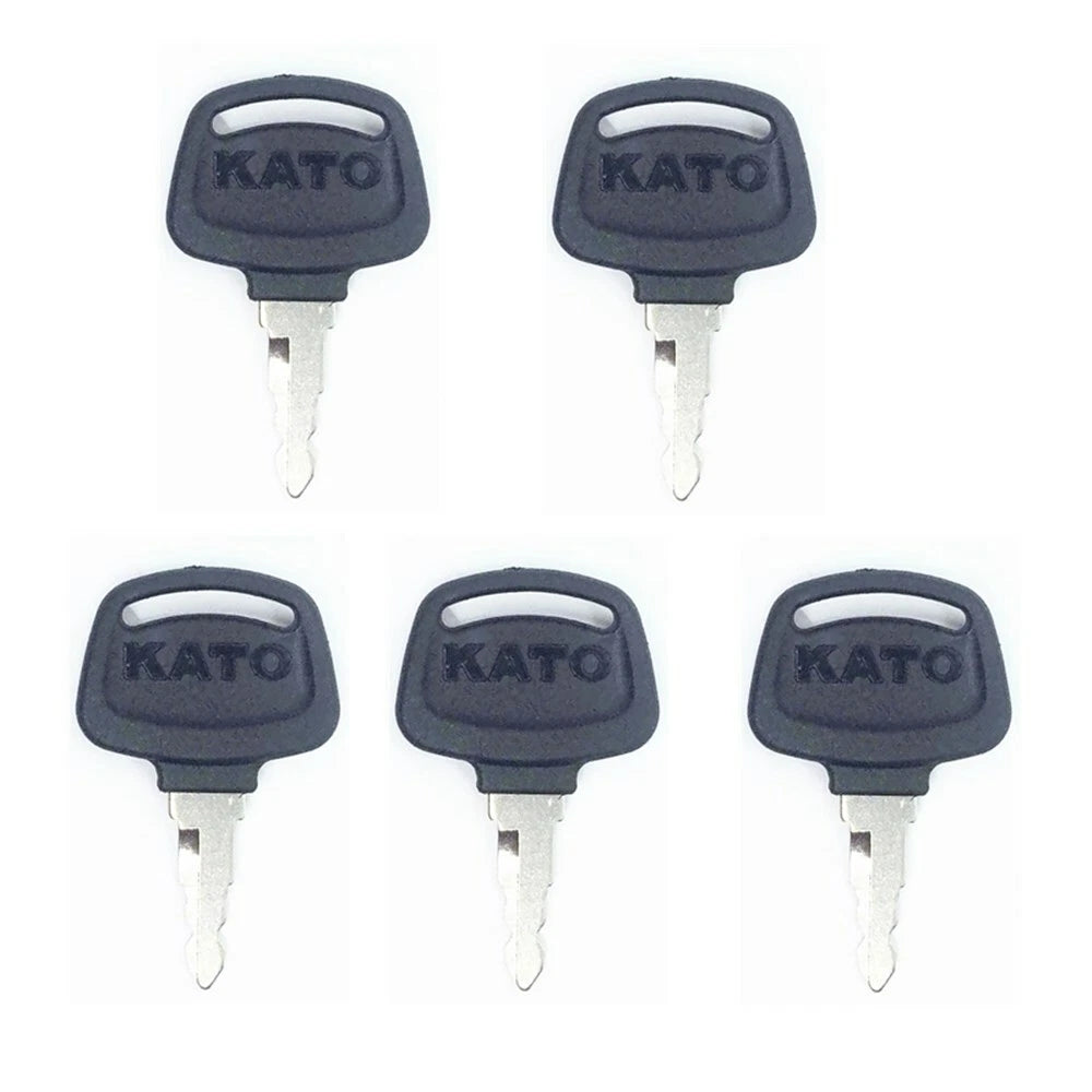 5pc Ignition Key Set for Kato Excavator & Heavy Equipment