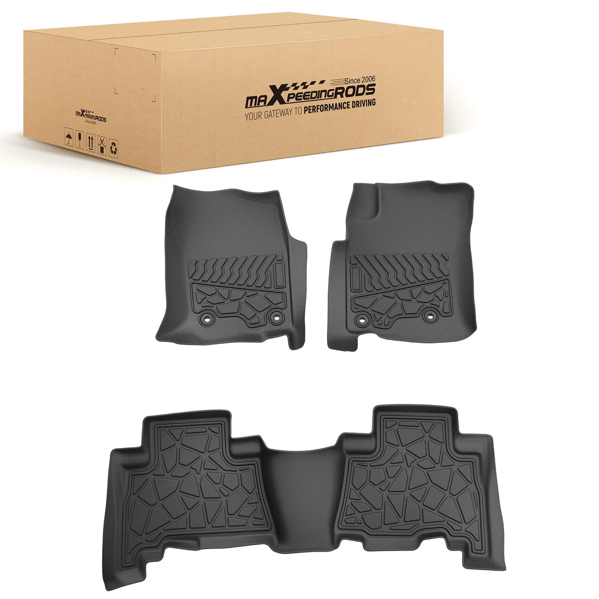 All-Weather Floor Mats Liner for Toyota 4Runner (2013–2024) O83KF2