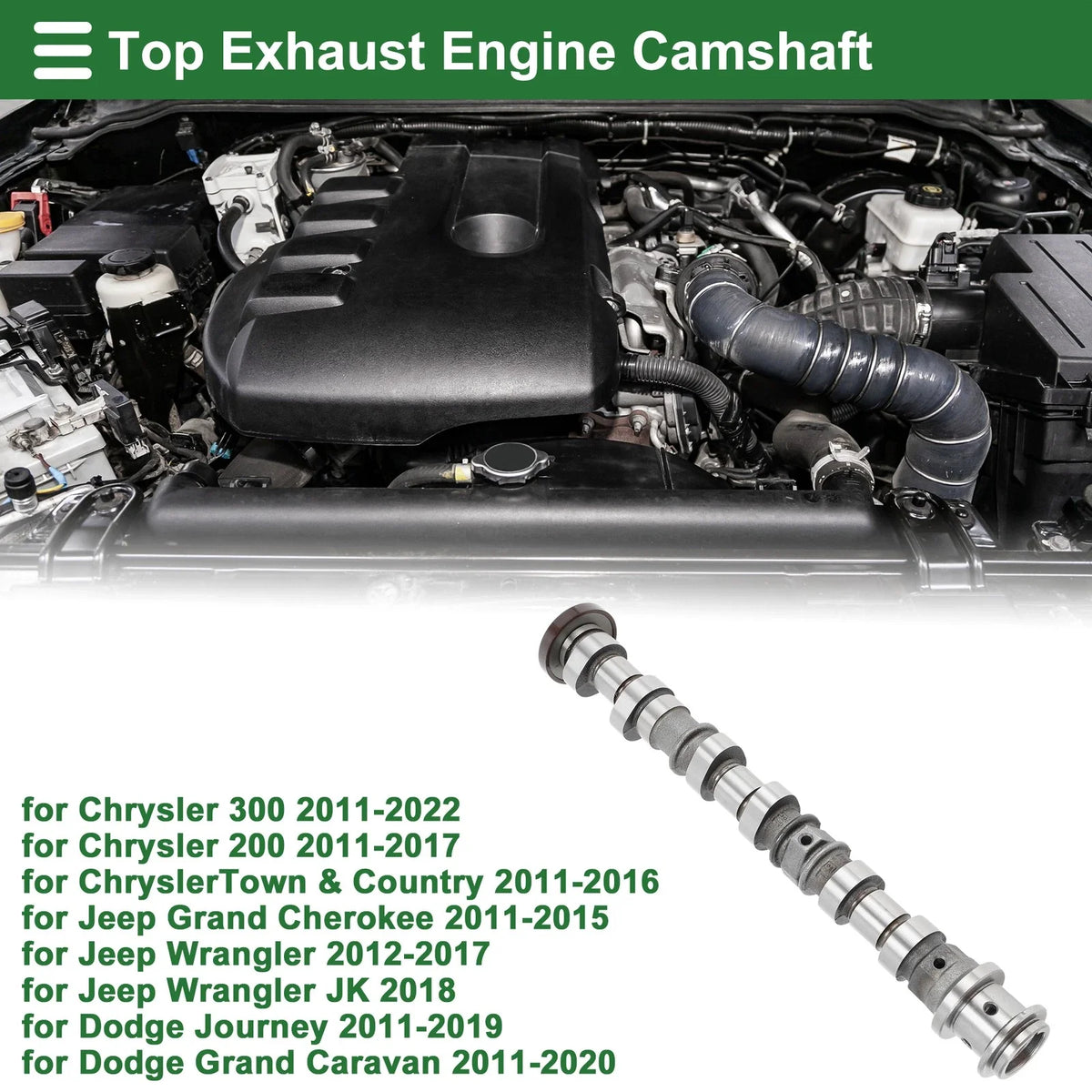 Intake Engine Camshaft for Chrysler 300 (2011–2022) OE 5184380AG