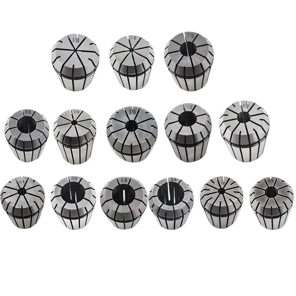 14Pcs ER32 Spring Collet Set for CNC Milling Lathe