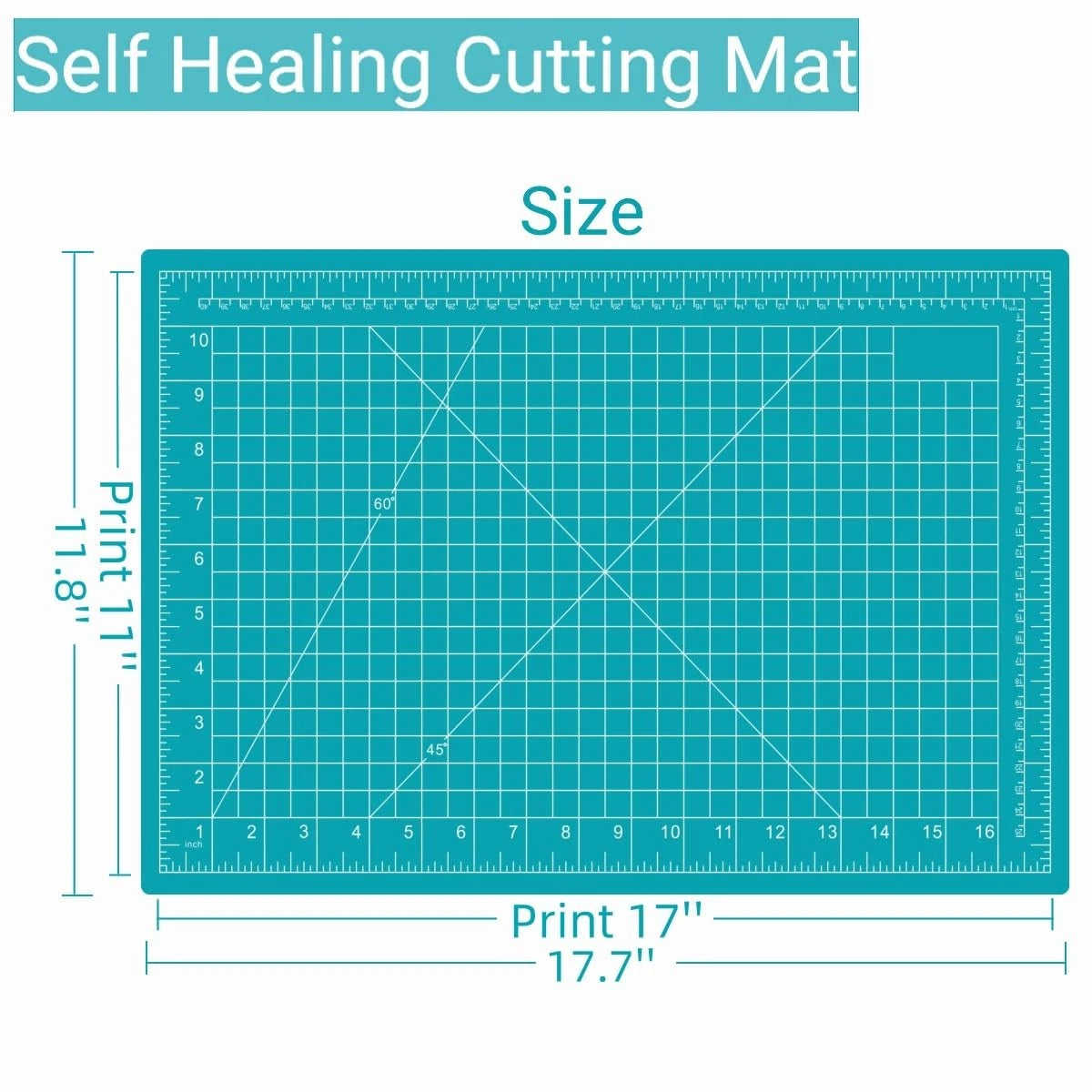 18"x12" Self Healing Cutting Mat for Sewing (No Part Numbers)