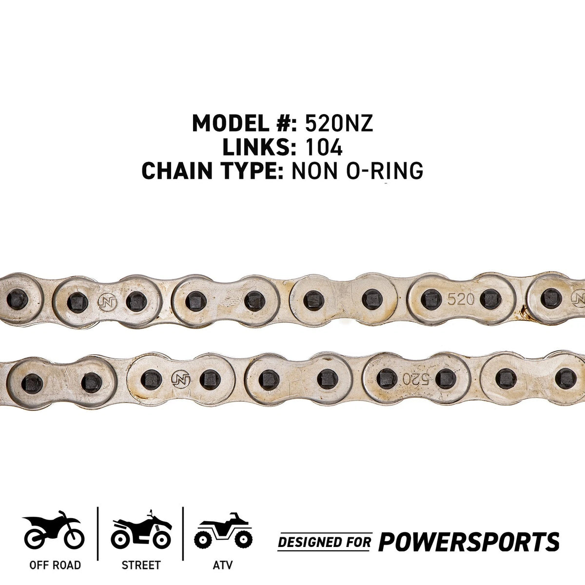 Sprocket Chain Set 16/42 Tooth for Kawasaki GPZ500 (1987–1993) MK1003697, 92057-0015, 92057-0048, 92057-1472