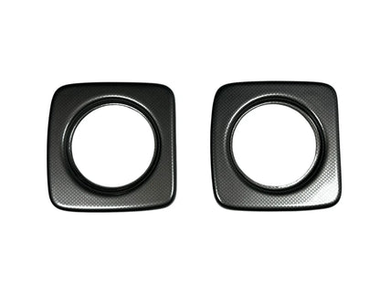 2X Marine Carbon Gauge Trim for 3 3/8in Cutout