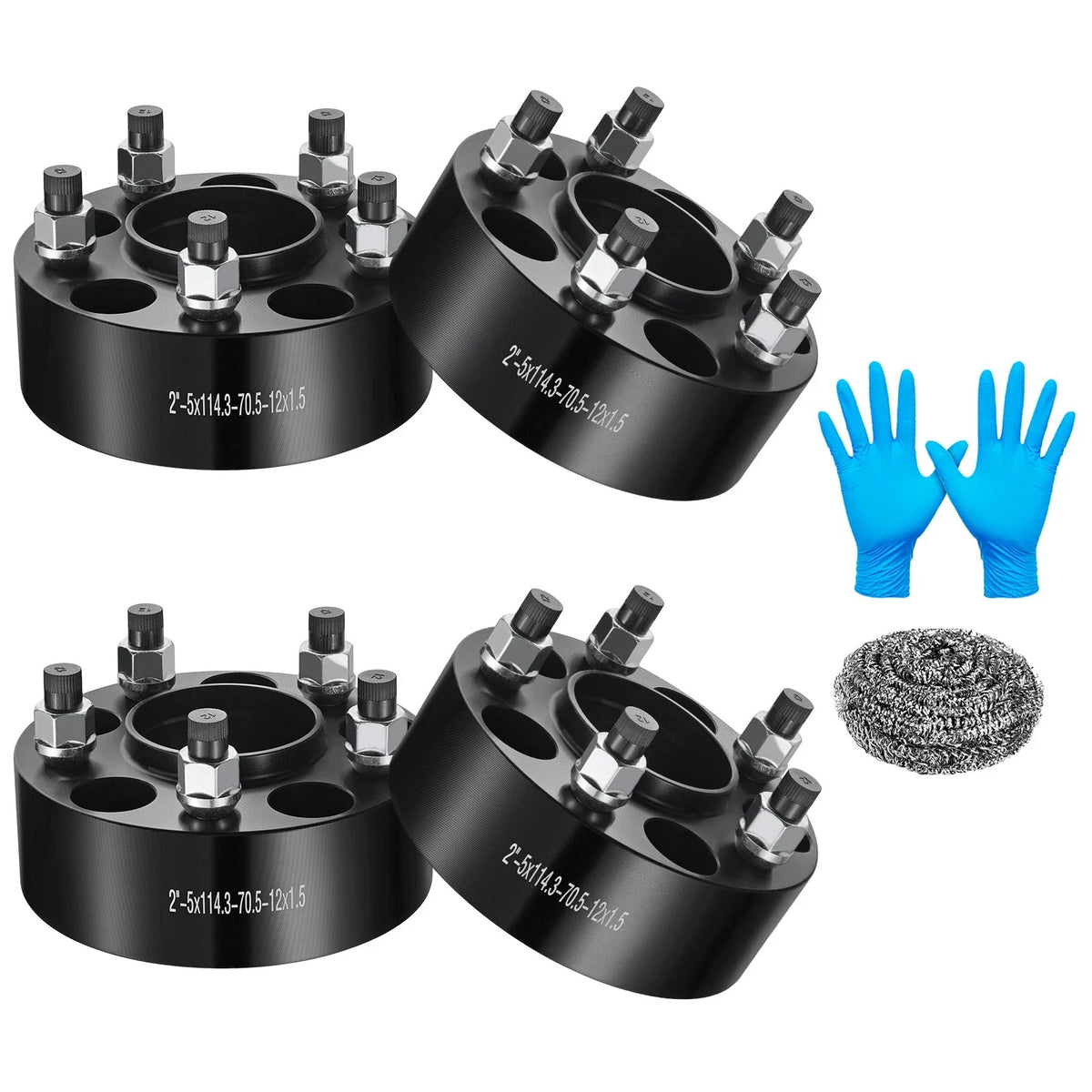 Set of 4 Hubcentric 2" Wheel Spacers 5x4.5 5x114.3 for Ford Crown Victoria