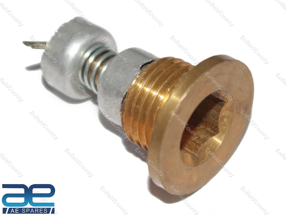 Oil Drain Brass Nut for Lambretta Li GP SX TV Series 1 2 3 Scooters
