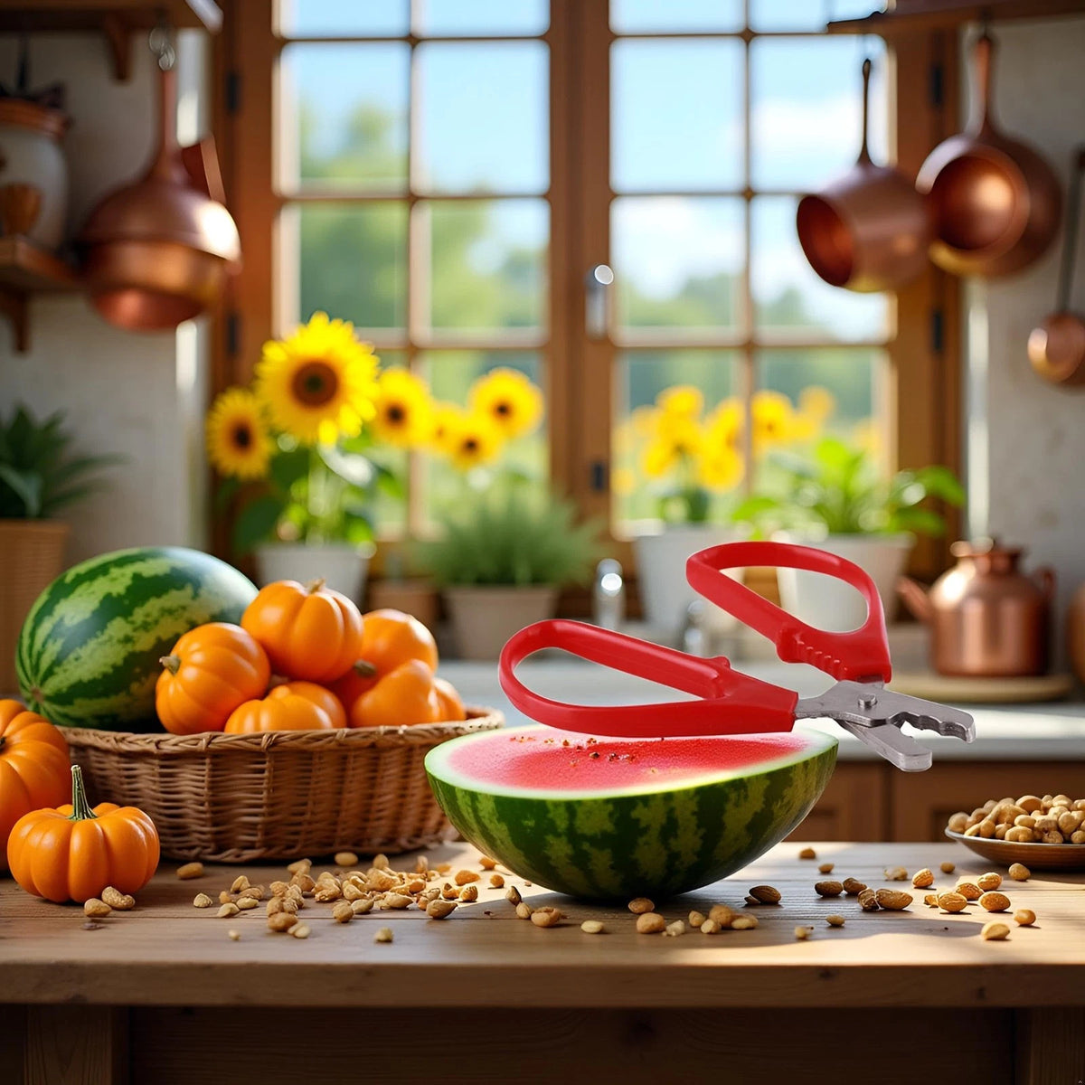 Red Melon Seed Cracker Plier for Universal Use (1Pc)