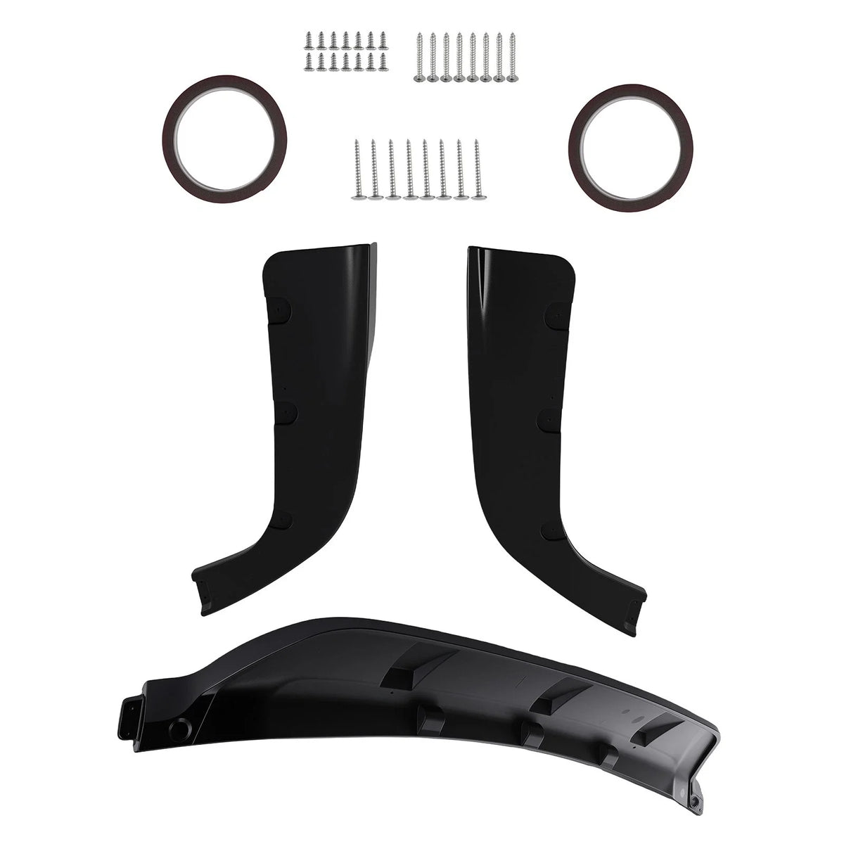 3PC Rear Bumper Diffuser Lip ABS Gloss Black for BMW G05 X5 M Sport (2019–2025)