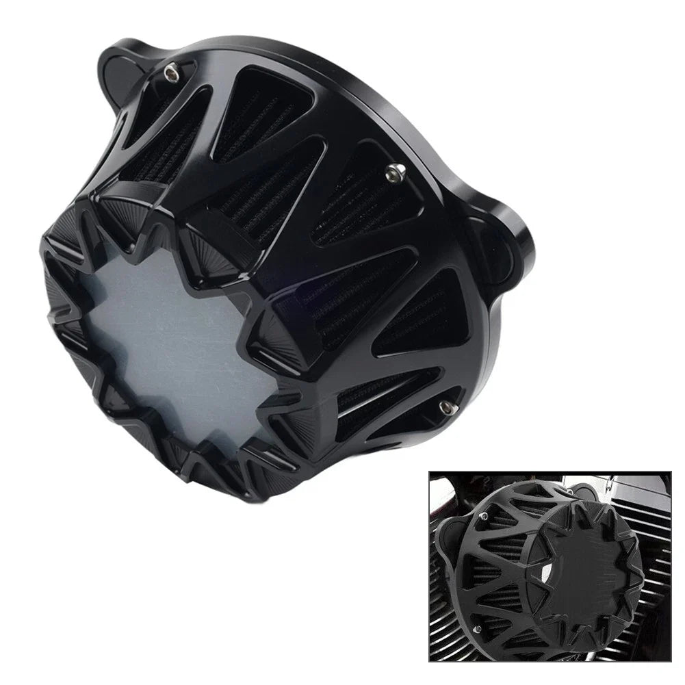 Cross Air Cleaner Filter for Harley M8 114 Softail (2018–2024) Touring (2017+)