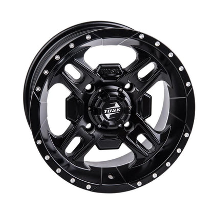 Tusk Beartooth Wheel 14x7 Matte Black for ATV (185-277-0008)