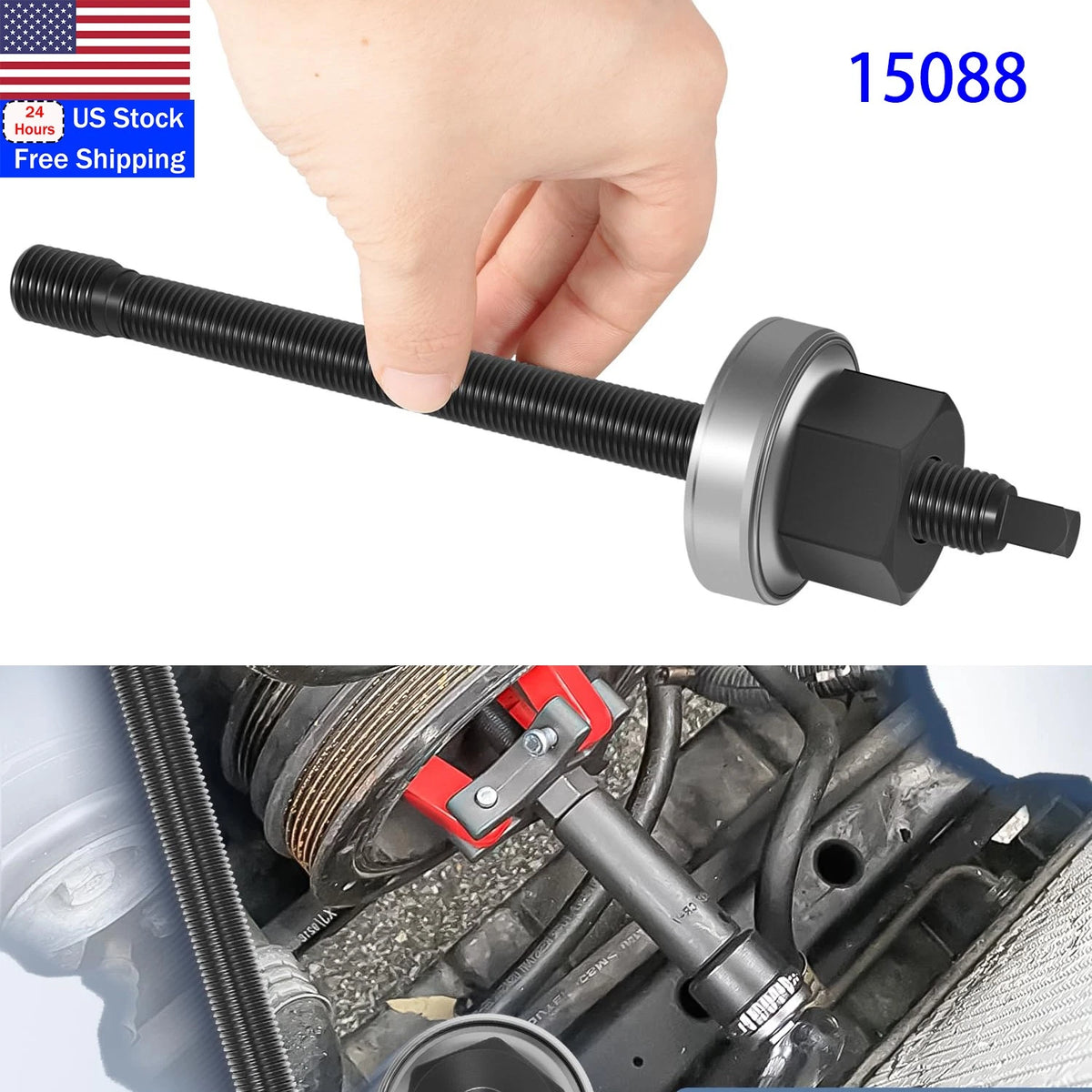 Harmonic Balancer Puller Installer for GM LS LT Series V8 (1997–Present)