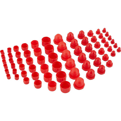72-Piece Plastic AN Flare Fitting Cap and Plug Kit - 91009450
