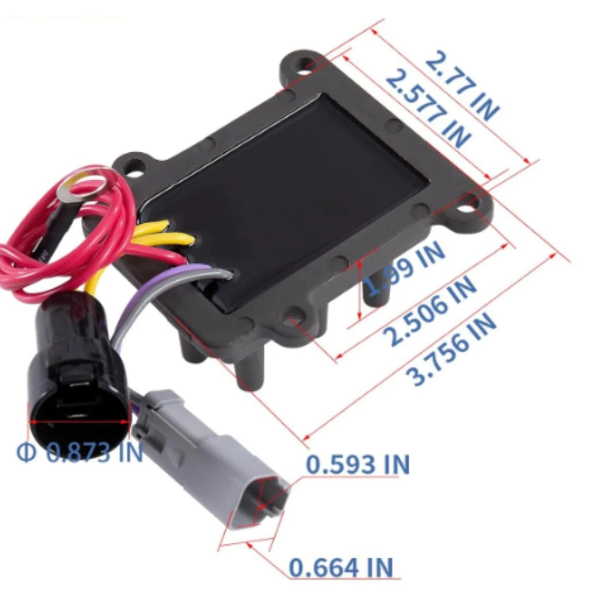 Voltage Regulator 35A for Johnson 80-115 (1980–1990) 586048 586075
